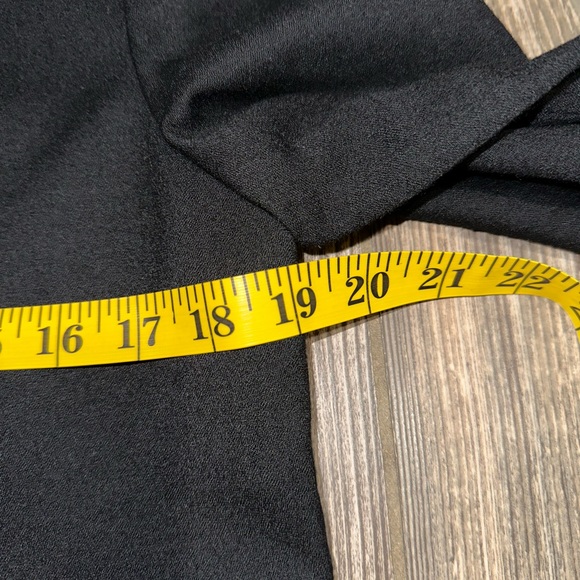 Talbots Classic Black Blazer Wool 3/4 Sleeve Single Button Pockets Lined Size 8L - Picture 6 of 8